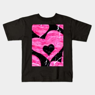 Hearts On The Marble Kids T-Shirt